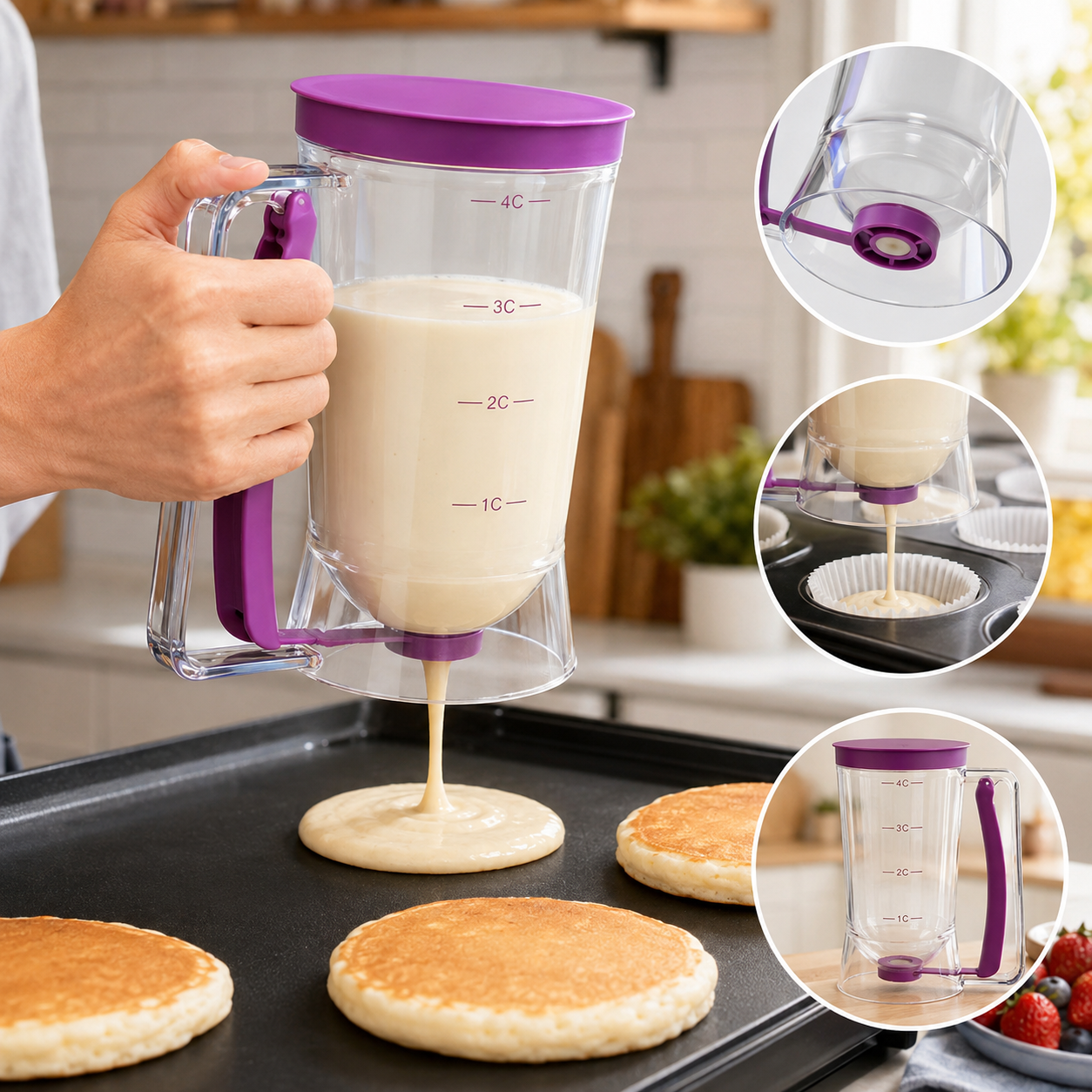 BatterBuddy Pancake Batter Dispenser