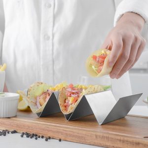 TacoStand Stainless Taco Holders 4-Pack