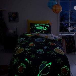 StarDreams Glow-in-the-Dark Kids Bedding Set