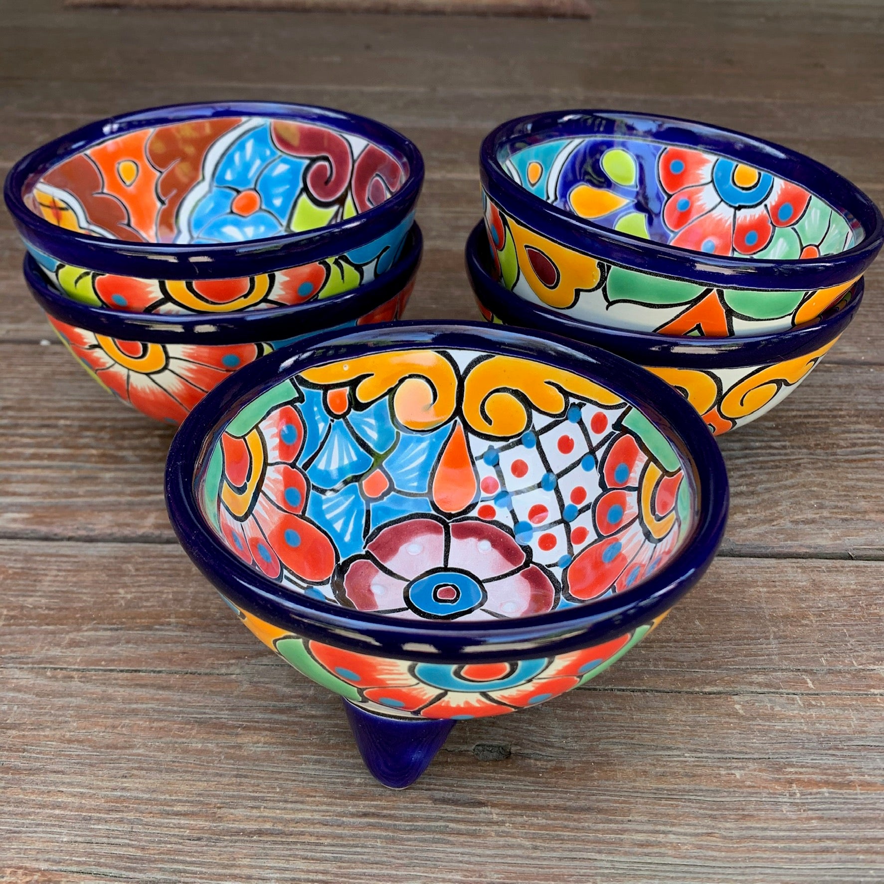 Talavera-Style Salsa Bowls — 3 Pack