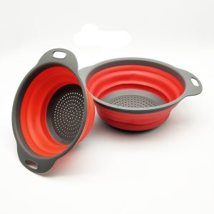 FoldStrain Collapsible Silicone Colander