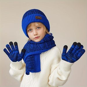 SnowBuddy Kids Beanie + Glove Set