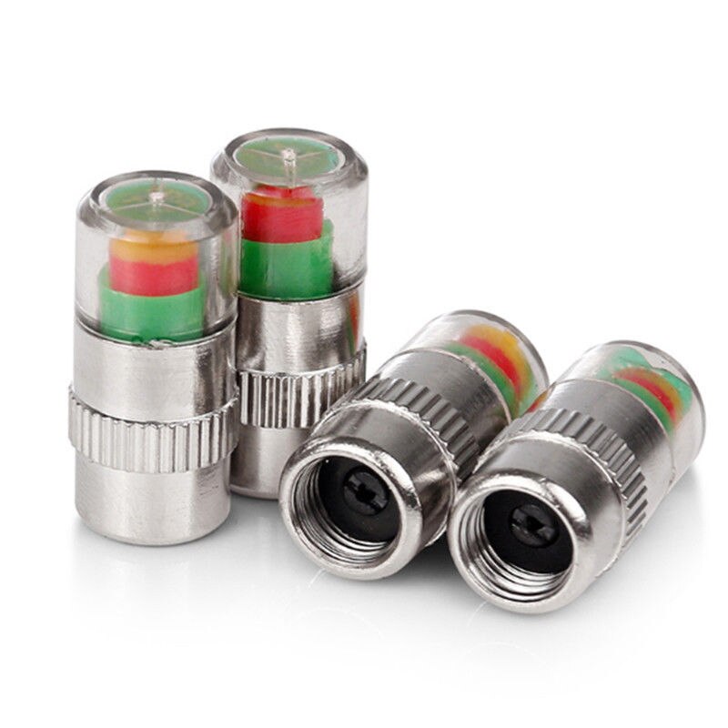 SafeTire TPMS Valve Caps 4-Pack