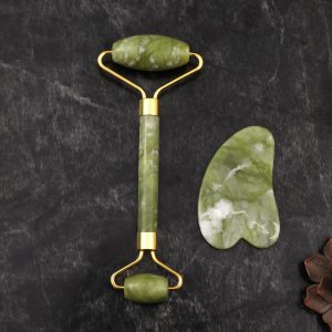 JadeRitual Gua Sha & Facial Roller Set