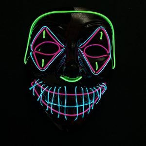 NeonPulse LED Party Mask