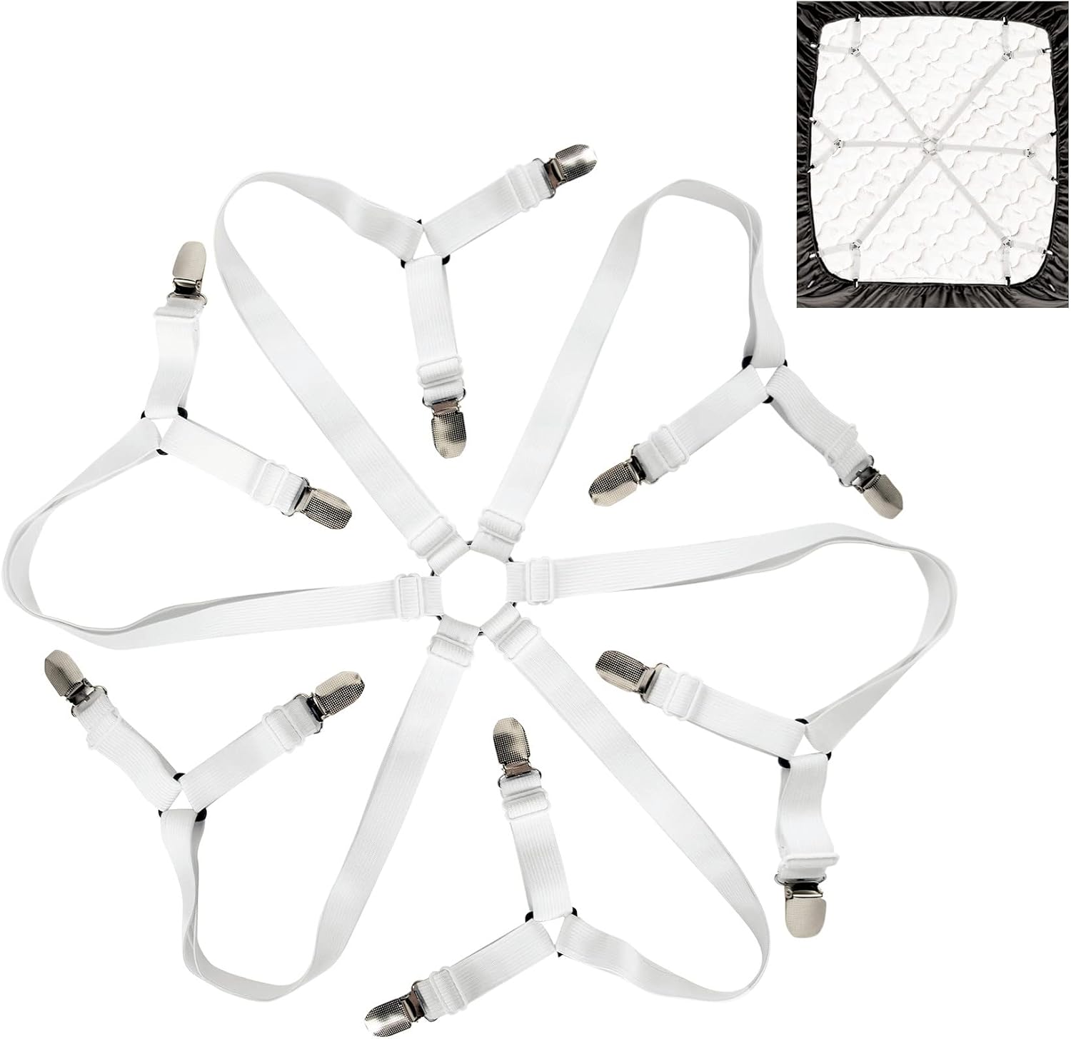 SheetLock Bed Sheet Organizer Bands