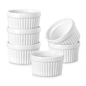 PrepMate Stoneware Ramekins, Set of 6