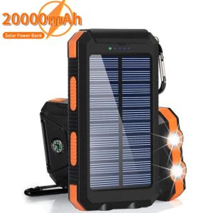 SunCharge 20000mAh Solar Power Bank