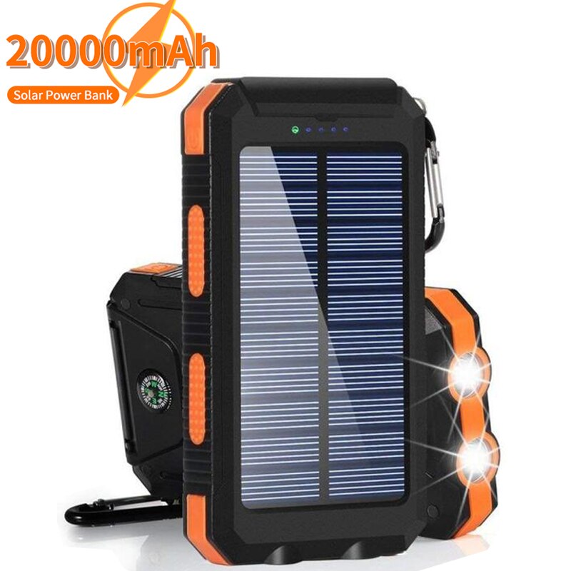 SunCharge 20000mAh Solar Power Bank