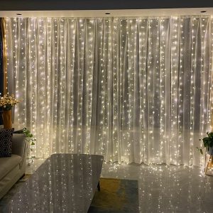 TwinkleFall LED Curtain Fairy Lights