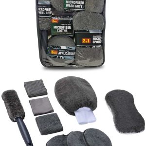 ShinePro Microfiber Wash Mitt Kit