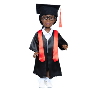 Black Graduate Figurine — Him