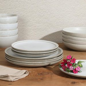 Harvest Farmhouse 16-Piece Stoneware Dinnerware Set