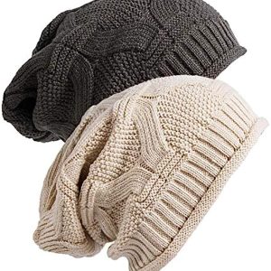 CozyKnits Men's Beanie 2-Pack