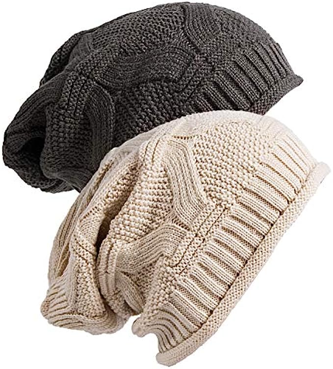 CozyKnits Men's Beanie 2-Pack