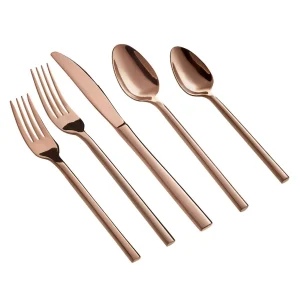 Blush Rose Gold 16-Piece Flatware Set