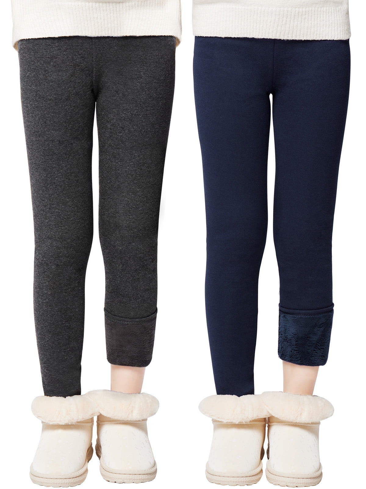 TwirlTime Girls Fleece-Lined Leggings