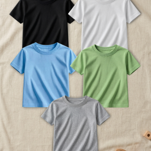 KidBasics Crew Tees 5-Pack