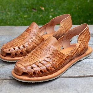 Huarache-Style Woven Leather Sandals