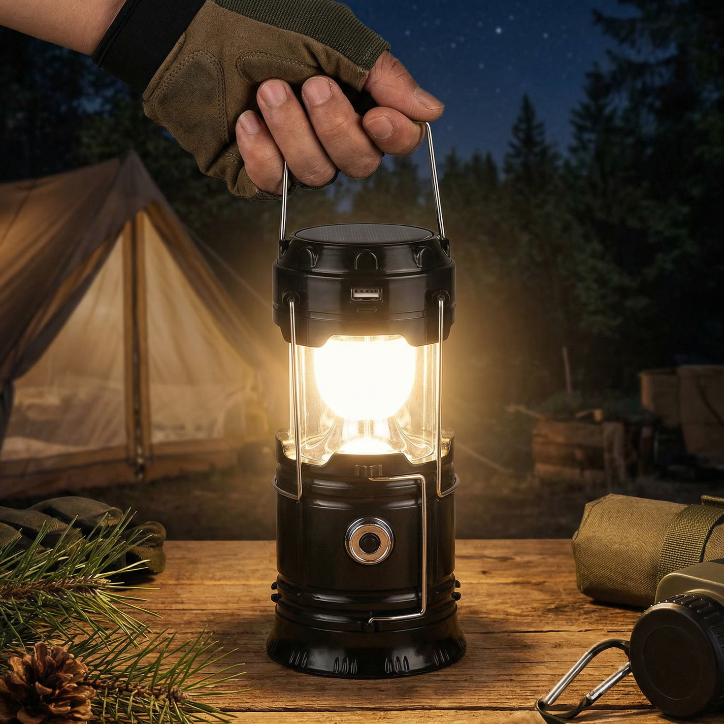CampBeacon Rechargeable Lantern