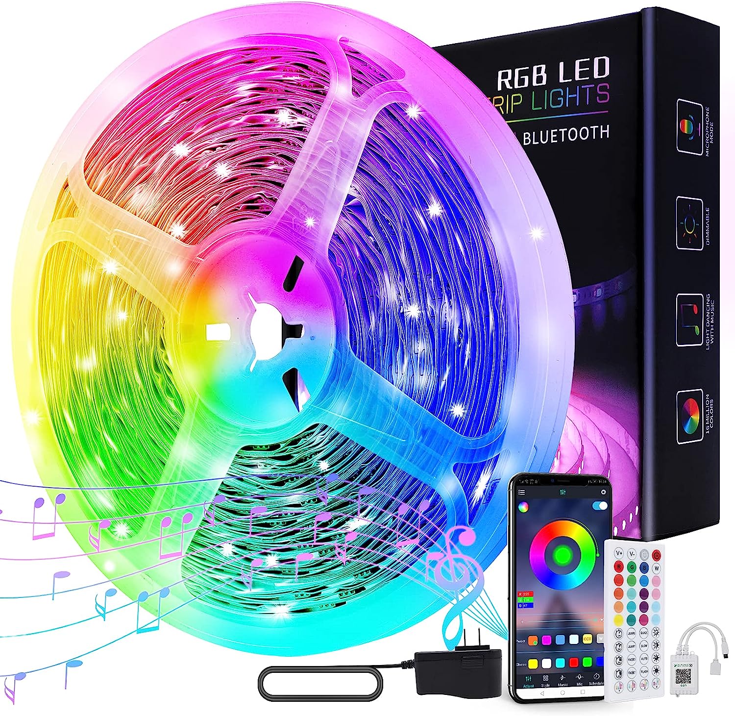 StripGlow Bluetooth LED Strip Lights