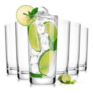 CrystalClear Drinking Glasses, Set of 6