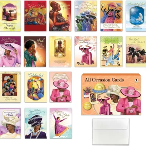 Black Graduate Celebration Card Set