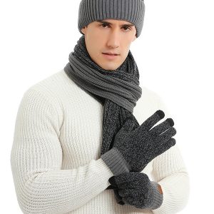 Alpine Men's Scarf & Glove Set