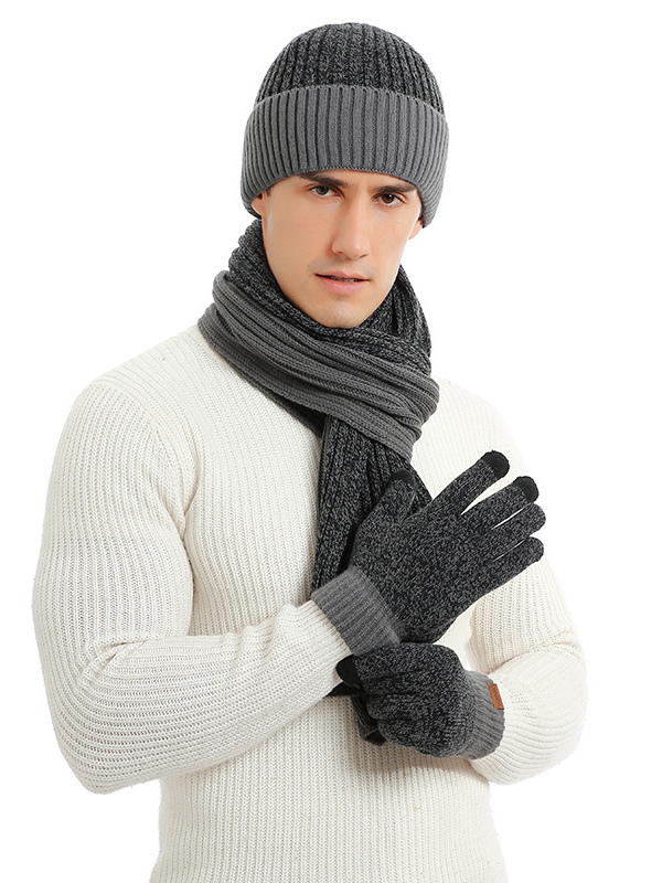 Alpine Men's Scarf & Glove Set