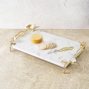 Marble & Gold Serving Board