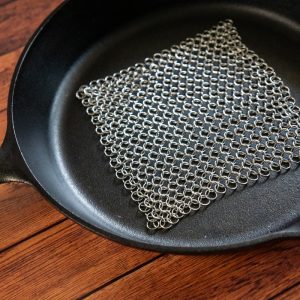 IronScrub Cast Iron Chainmail Scrubber