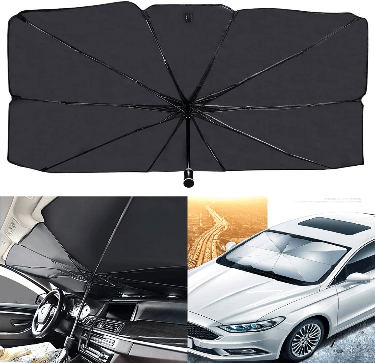 ShadeShield Folding Windshield Umbrella