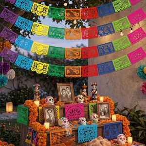 Papel Picado LED String Lights — 20ft