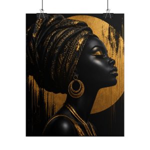 Queen of the Village Afrocentric Portrait