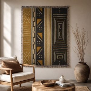 BohoMudcloth Throw Tapestry