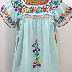 Embroidered Mexican Peasant Blouse