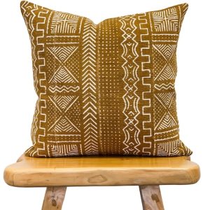 Mudcloth Throw Pillow Cover