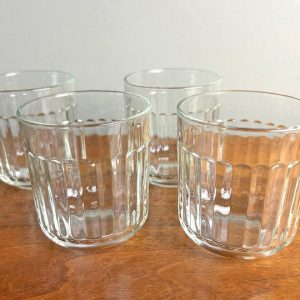 Heritage Ribbed Glassware Tumblers, Set of 6