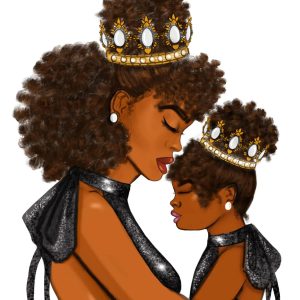 Black Mother Queen Portrait