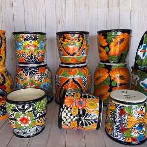 Talavera-Style Ceramic Planters — 3 Pack