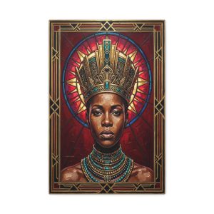 Royal Heritage Black King & Queen Canvas Set