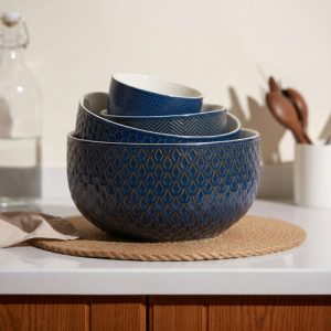 NestTrio Ceramic Serving Bowls, Set of 3