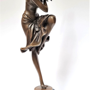 NgomaDancer Bronze Figure