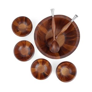 Orchard Wooden Salad Bowl Set